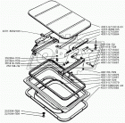 4331-5702093 Раскладка (окантовка) вентиляционного люка ЗИЛ-4331
